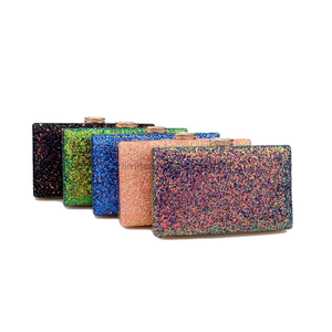 Cross-border for Explosive <b>Sequins</b> Women's High-end Feeling Clutch <b>Bag</b> Polyester Celebrity Dress Evening <b>Bag</b> Tanjing - Product Image 5