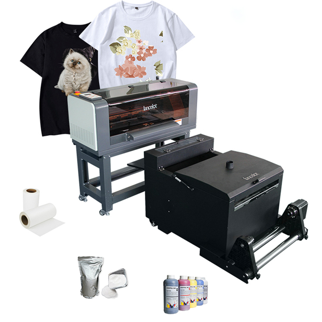 A3 A2 Double Xp600/i3200/i1600 DTF Printer with Powder Shaking Machine Hoson Mainboard Photoprint Maintop Software DTF Printing