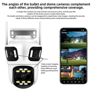 KERUI 9MP Three Screens Lens Security <strong>Camera</strong> 6K HD Wifi Outdoor <strong>Camera</strong> Two-way Audio Human <strong>Detection</strong> Network <strong>Camera</strong> Surveillance - Product Image 3