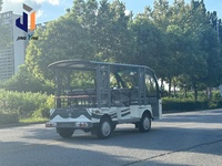 Mini-bus électrique élégant et intelligent, confortable pour les transports publics et les services de navette touristique