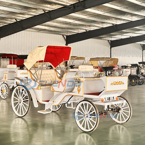 Sightseeing Carriage Amusement Park Sightseeing Horse Wagon Leisure Travel Wedding European Style Horse Carriage - Product Image 6