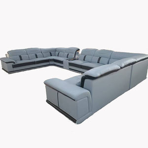 Divano Modulare a Tre Posti Ultra Confortevole a Forma di U con Rivestimento Morbido e Imbottitura in Spugna per Soggiorno - Product Image 6