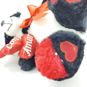 Juguetes <span class=keywords><strong>de</strong></span> peluche <span class=keywords><strong>de</strong></span> <span class=keywords><strong>Panda</strong></span> encantadores personalizados al por mayor con corazón <span class=keywords><strong>de</strong></span> amor rojo, regalos <span class=keywords><strong>de</strong></span> San Valentín - Product Image 5