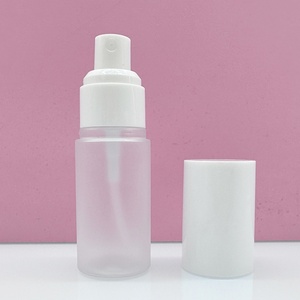 Hot Sale Frosted clear White Color 15ml 20ml 30ml 50ml 80ml 100ml Plastic Cosmetic Airless Spray <b>Pump</b> <b>Bottle</b> - Product Image 3