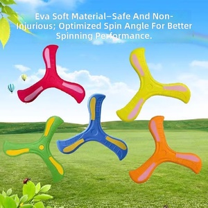 Disco Volante Boomerang per Bambini, Giocattolo Sportivo da Esterno a Tre Pale, Disco Rotante Interattivo Lanciato a Mano - Product Image 2