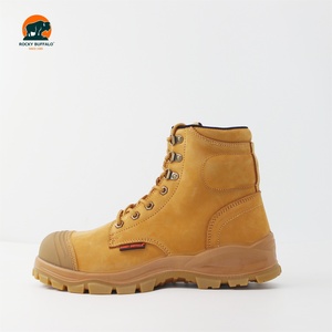 Chaussures de sécurité Rocky <span class=keywords><strong>Buffalo</strong></span> en cuir nubuck résistant à l'usure, à coupe moyenne, à lacets, bottes tactiques, semelle extérieure en PU et TPU injecté - Product Image 5