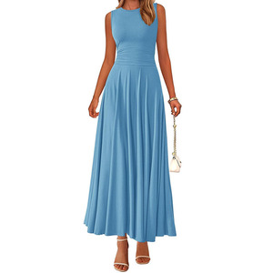 princess polly baby blue dress Selected  Slfanya Sl Regular Ankle Pliss Dress  Dresses  Blue