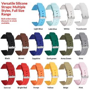 Correa de Reloj de Silicona Suave Impermeable de Liberación Rápida para Samsung Huawei y Hebilla Universal de 12mm 16mm 18mm 24mm - Product Image 2