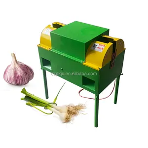 Bersih bawang putih segar/bawang pemotong akar mesin penghilang/bawang putih/batang bawang bombai dan pemotong akar