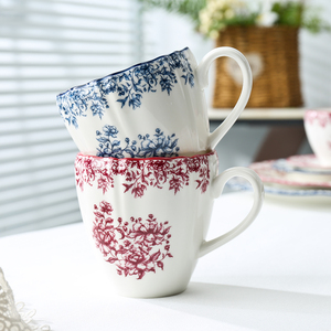 Juego <span class=keywords><strong>de</strong></span> Té <span class=keywords><strong>de</strong></span> <span class=keywords><strong>Porcelana</strong></span> Antigua <span class=keywords><strong>de</strong></span> Fábrica, 400ml/600ml, con Diseño Floral, <span class=keywords><strong>Tazas</strong></span> y Jarras <span class=keywords><strong>de</strong></span> Té Chinas Ecológicas para Regalo <span class=keywords><strong>de</strong></span> Oficina - Product Image 1