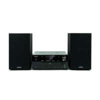 Système HIFI Lecteur CD avec BT USB Entrée casque AUX Sortie 50W pour cinéma maison et utilisation en soirée