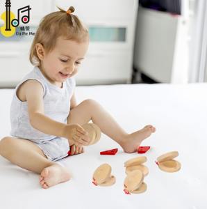 Factory Direct Sonaglio a Percussione adatto a musica didattica precoce adulti e bambini all'ingrosso in vendita nacchere - Product Image 6