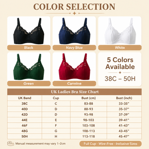 Wireless <strong>Bra</strong> <strong>for</strong> Women <strong>Comfortable</strong> Pressure Free Full Cup <strong>Bras</strong> <strong>Plus</strong> <strong>Size</strong> Soft Skin Friendly Everyday Wear - Product Image 2