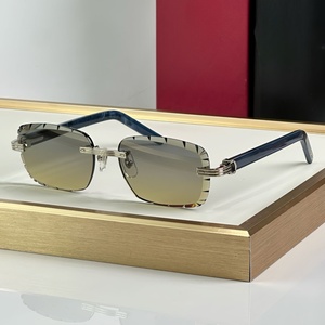 2025 New Gradient Lens chrome heart glasses Luxury Designer Business Sunglasses men Outdoor Sports UV400 protection Sunglasses - Product Image 2