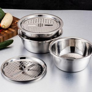 Passoire multifonctionnelle en acier inoxydable pour évier, passoires métalliques pour la cuisine domestique, pour riz et fruits - Product Image 3
