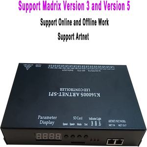 K-16000S Sd Kaart Led Pixel Controller 16384 Pixels Adresseerbare <span class=keywords><strong>Online</strong></span> Offline Controle Voor Ws2812b Ws2811 Led Strip Light - Product Image 3