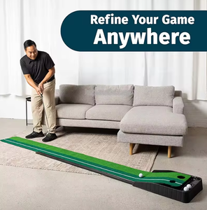 Tapis portable de <span class=keywords><strong>golf</strong></span> d'intérieur personnalisé de prix attrayant avec fonction de retour automatique de balle Aide à la formation pour la pratique du <span class=keywords><strong>mini</strong></span>-<span class=keywords><strong>golf</strong></span> - Product Image 3