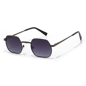 Gafas de Sol Rectangulares Unisex con Marco Metálico, Lentes Verdes, Protección UV400, Protección Solar para Adultos - Product Image 5