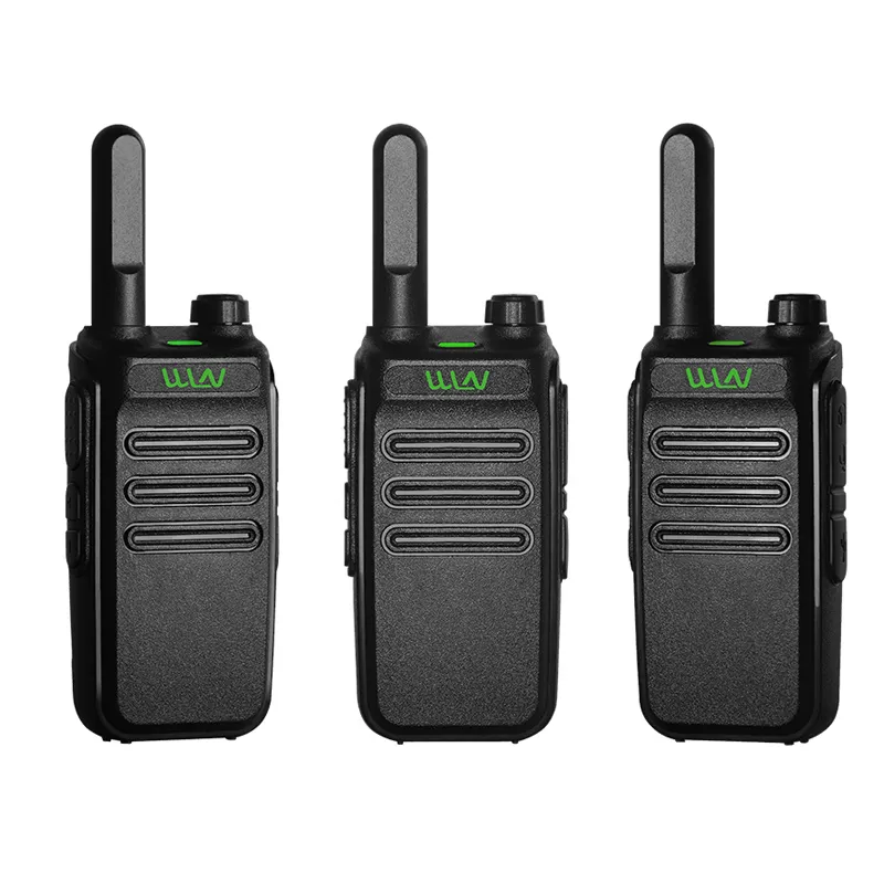 WLN walkie talkie KD-C30 portabel, radio dua arah tanpa tampilan, nirkabel, berguna, kuat