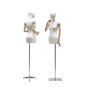 Maniquí <span class=keywords><strong>de</strong></span> Alta Gama para <span class=keywords><strong>Ropa</strong></span> <span class=keywords><strong>de</strong></span> Mujer, Maniquí <span class=keywords><strong>de</strong></span> Cuerpo Entero con Hombros Planos, Tipo Colgante, para Exhibición en Escaparates - Product Image 3