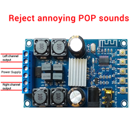 WUZHI AUDIO XY-502B BT carte amplificateur de haut-parleur numérique double canal 50W * 2 Module de son Audio avec coque pas de son POP