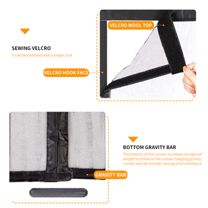 Puerta <span class=keywords><strong>de</strong></span> pantalla <span class=keywords><strong>de</strong></span> fibra <span class=keywords><strong>de</strong></span> vidrio magnética reversible mejorada, apertura lateral izquierda y derecha con cierre <span class=keywords><strong>de</strong></span> divisor <span class=keywords><strong>de</strong></span> habitación <span class=keywords><strong>de</strong></span> cortina <span class=keywords><strong>de</strong></span> malla autosellante - Product Image 4