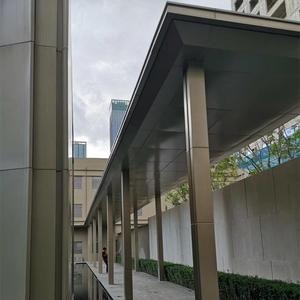 Panneau mural minimaliste en alliage d'aluminium, revêtement en poudre, imperméable, pour revêtement extérieur de bâtiment - Product Image 4