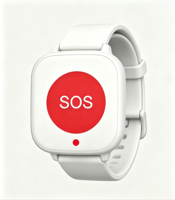 Bracelet balise BLE 6.0 avec grand bouton SOS, NRF54, facile à utiliser pour la détection de chute des personnes âgées