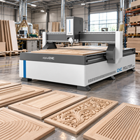 Heavy Duty 4x4 dn 1325 Lit sous vide pour le travail du bois CNC Machine à bois Routeur CNC Para Corte 1500x1500 Pour la sculpture sur bois