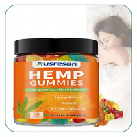 Gummies naturelles au chanvre avec isolat d'huile de graines de chanvre et vitamines, pour la relaxation, le sommeil et l'équilibre de l'humeur, prix de gros