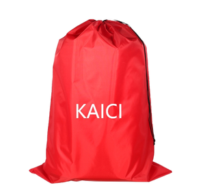 <b>Waterproof</b> Durable Washable Reusable Modern Polyester Laundry <b>Bag</b> with <b>Drawstring</b> Closure for Home Use and Clothing Storage - Product Image 1