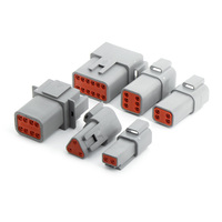 Conectores Automotrices Impermeables Serie DT de Jiefond, Macho DT04-2P/3P/4P/6P/8P/12P, Hembra DT06-2S/3S/4S/6S/8SA/12SA