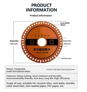 Lame de <span class=keywords><strong>coupe</strong></span> multifonctionnelle composite de qualité industrielle, tranchante et sans bords cassés - Product Image 5