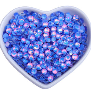 Juli gros nouvelles couleurs cristal Non Hotfix strass dos plat moka <span class=keywords><strong>opale</strong></span> strass en gros en vrac emballage - Product Image 3