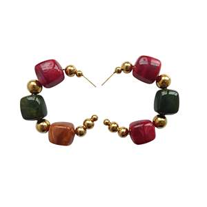 ER2506-83-17 ต่างหูแฟชั่นทรงห่วง - Product Image 1