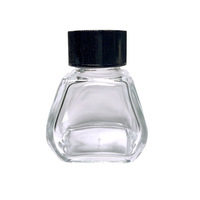 Vente en gros d'encre en verre Encrier Stylo plume Eau Papeterie Distributeur Bouteille vide