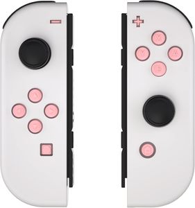 Controlador de botones de gelatina de dos tonos de repuesto personalizado Azul Rojo y transparente para Nintendo Switch & Switch OLED JoyCon - Product Image 2