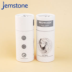 High Quality Recyclable <b>Hair</b> Towel Silk Scarf Cylinder Packaging Printed Shirt Cardboard Kraft Tube Paper Packaging <b>for</b> Clothes - Product Image 4