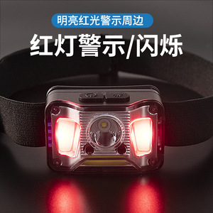 Linterna Frontal LED Recargable, Impermeable, para Pesca al Aire Libre, Cuerpo de Aleación de Aluminio, Luz Blanca - Product Image 4