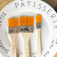 Brosse en plastique, appareil de qualité alimentaire qui ne noircit pas de la couleur et au livraison à domicile de petite taille, brosse en silicone antiadhésive, 426 pièces/ensemble