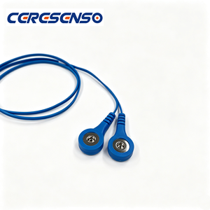 Cable de electrodo de presión DIN CERESENSO con orificio de 4.0 mm para prueba de potenciales evocados (EEG) en neurodiagnóstico clínico - Product Image 3