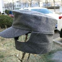 Dairui Casquette en feutre de laine alpine allemande Chapeau de style bureau chaud pour hommes et femmes Utilisation décontractée en automne et en hiver