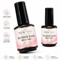 Vernis Gel Base Coat Caoutchouc Soak Off en Gros pour Renforcement des Ongles Naturels Manucure UV LED