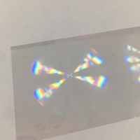 Autocollants holographiques, étiquette personnalisée avec logo, authenticité, transparent, vierge, sécurité, anti-effraction, autocollant laser 3D