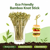 Fourniture d'usine – Brochettes décoratives en bambou bio en forme de cœur de 4 pouces, de qualité alimentaire, pour bar, desserts et apéritifs