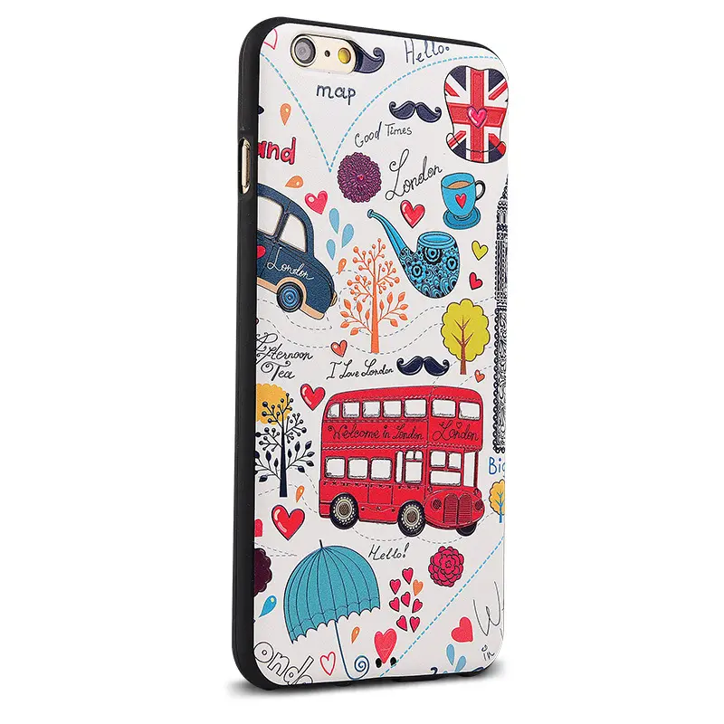 Capa de celular de silicone, impressão 3d, personalizada, macia, fosca, para iphone 678g 4.7 universal, venda imperdível