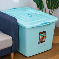 Boîte de rangement pour vêtements en plastique imperméable, nouvelle conception, multifonction, empilable, cuisine, chambre, salle de bain