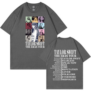 Camiseta de algodón transpirable de corte holgado con patrón vintage estilo <span class=keywords><strong>Taylor</strong></span>, transfronteriza, para hombre, estilo europeo-americano. - Product Image 4