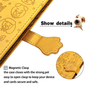 Étui de téléphone en cuir PU pour chat et chien mignon pour Samsung <span class=keywords><strong>Galaxy</strong></span> S24 Ultra S23 <span class=keywords><strong>Plus</strong></span> S22 S21 FE S20 S10 Lite S10e S8 <span class=keywords><strong>S9</strong></span> <span class=keywords><strong>Plus</strong></span> Note 10 Note 20 - Product Image 5