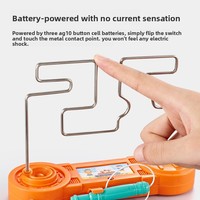 Juguete de Laberinto de Pinball Eléctrico para Niños - Entrenamiento Educativo de Concentración y Desarrollo de la Coordinación Mano-Ojo, Material Plástico